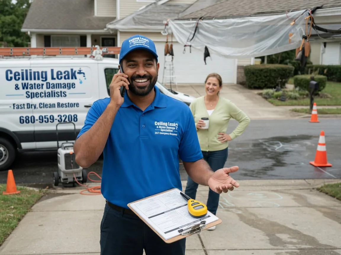 Ceiling Leak Cleanup Greenwood Springs, MS FAQs